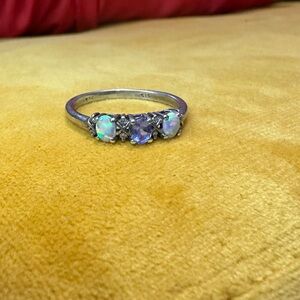 OPAL STERLING SILVER ring